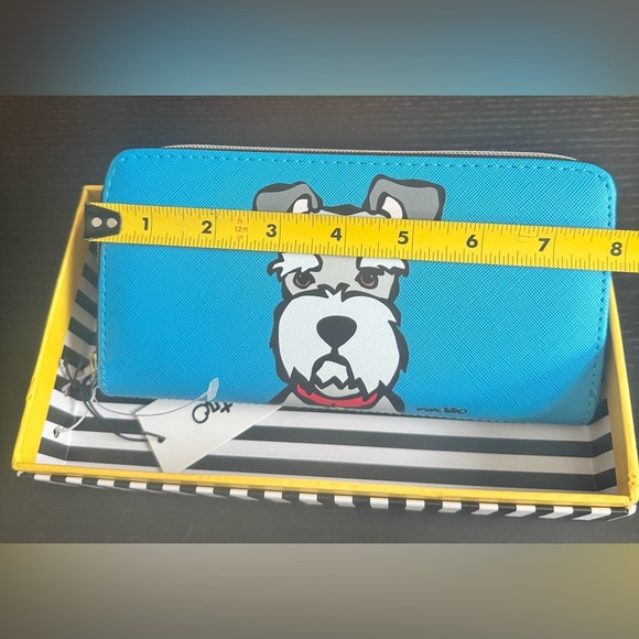 Marc Tetro Blue Dog ,Zip Around Long Wallet. - Picture 10 of 12